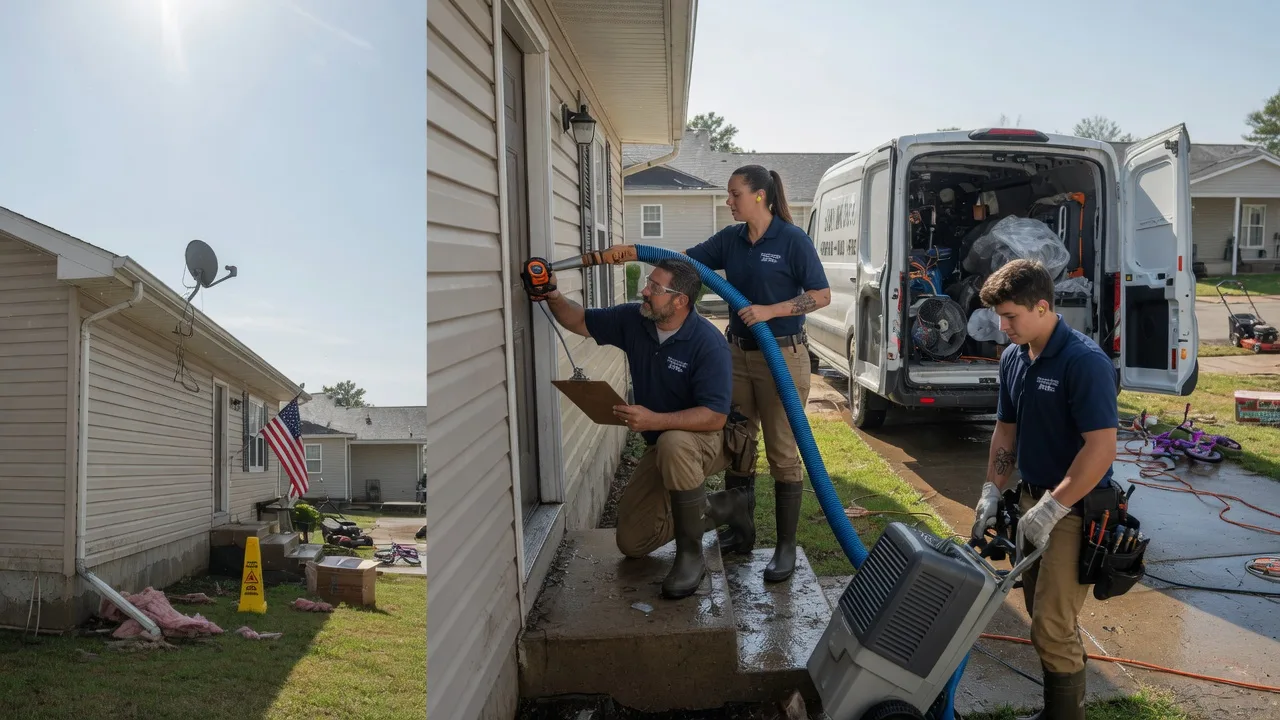 Ceiling Water Damage Restoration in Lake Odessa, MI near me